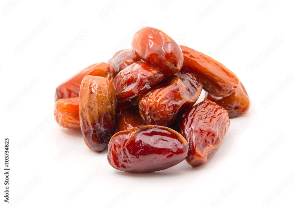 Obraz premium Dates isolated on white background