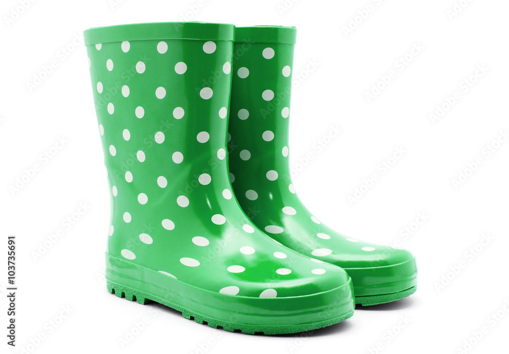 Gumboots. Isolated on white. Gumboots. Isolated on white.