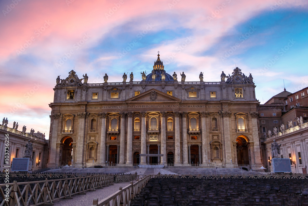 Obraz premium San Pietro Basilica View