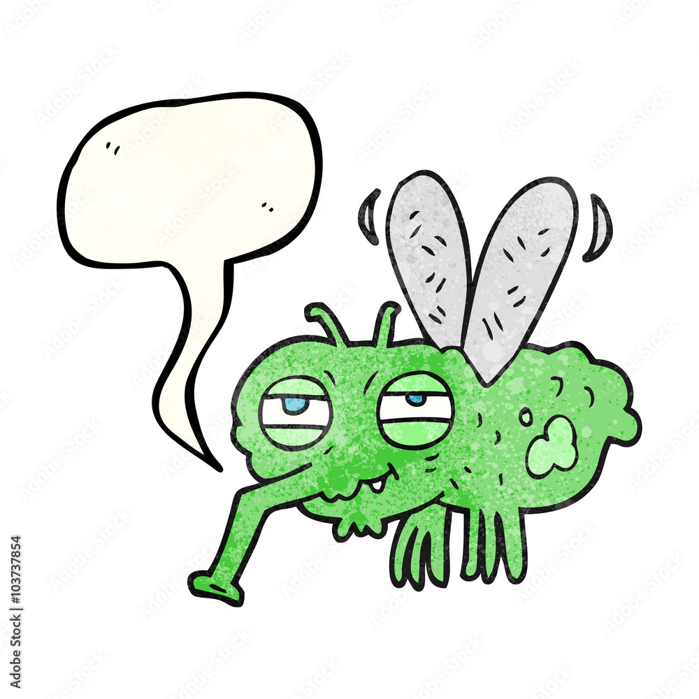 speech bubble textured cartoon fly speech bubble textured cartoon fly