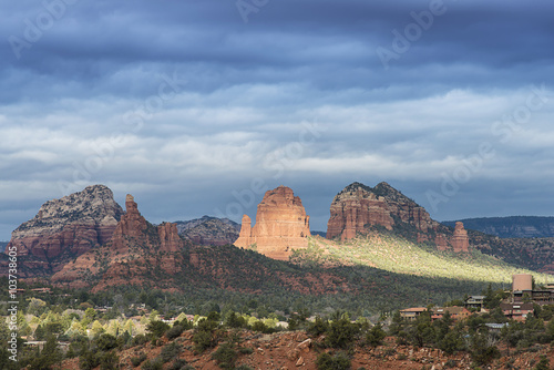 Mountain landscape in Sedona, Arizona, USA. 