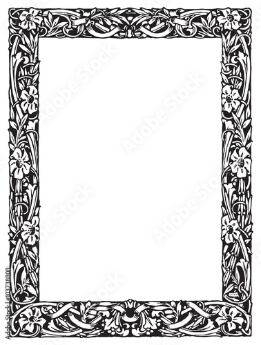Obraz na płótnie Vintage Frame w salonie