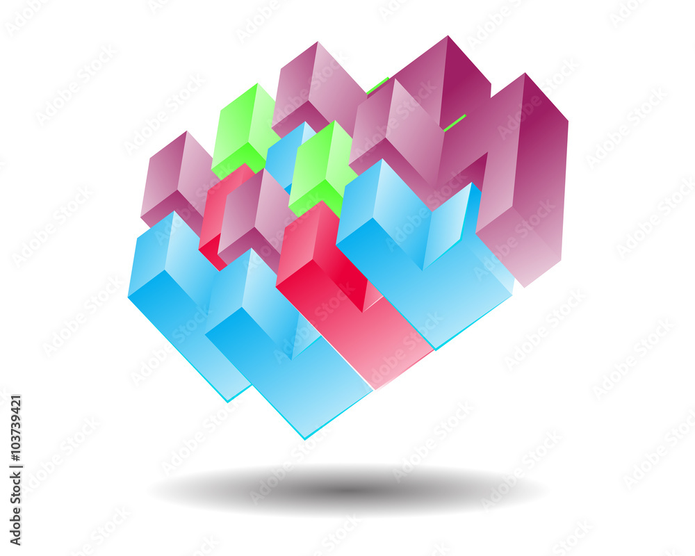 Abstract Modern Geometric Logo Template Abstract Modern Geometric Logo Template
