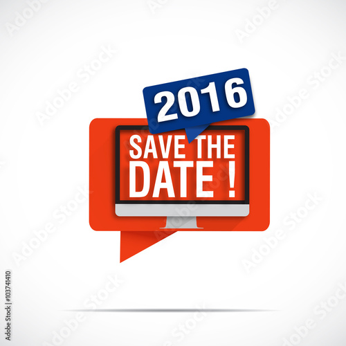 bulles écran : save the date 2016