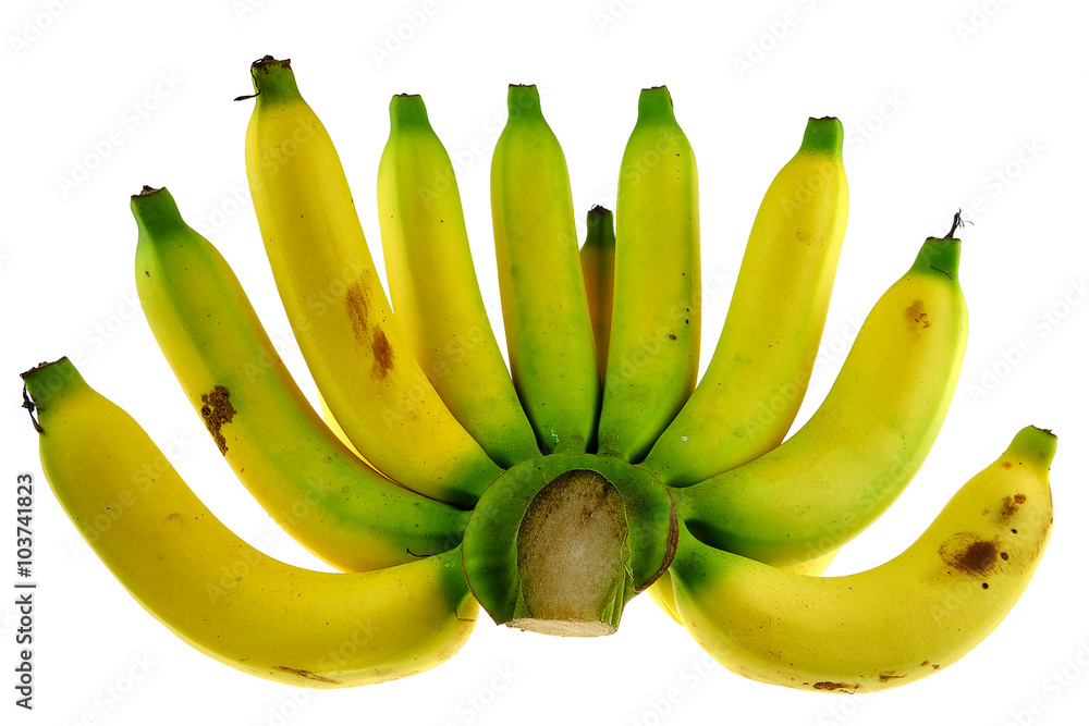 banana  green and yellow of Thailand