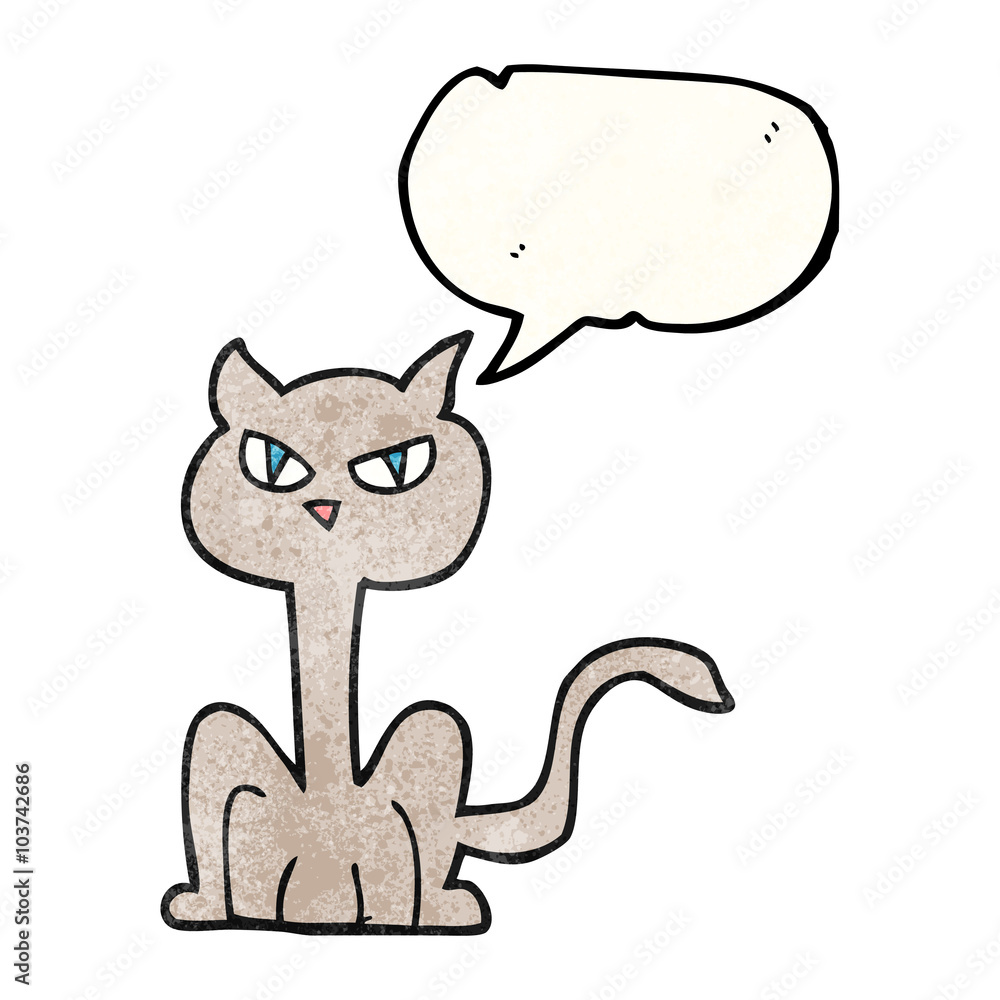 speech bubble textured cartoon angry cat speech bubble textured cartoon angry cat