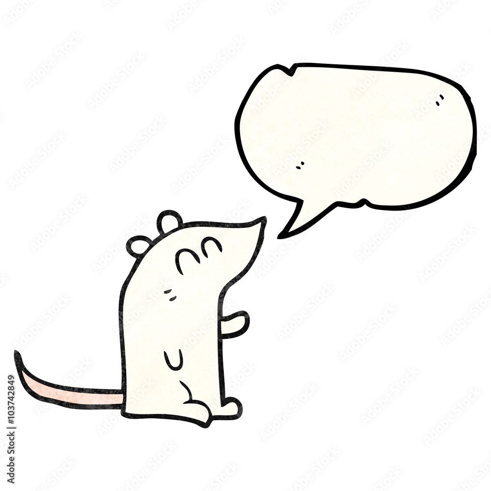 speech bubble textured cartoon mouse speech bubble textured cartoon mouse