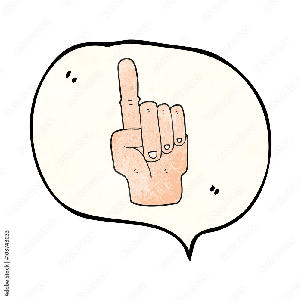 speech bubble textured cartoon pointing hand speech bubble textured cartoon pointing hand