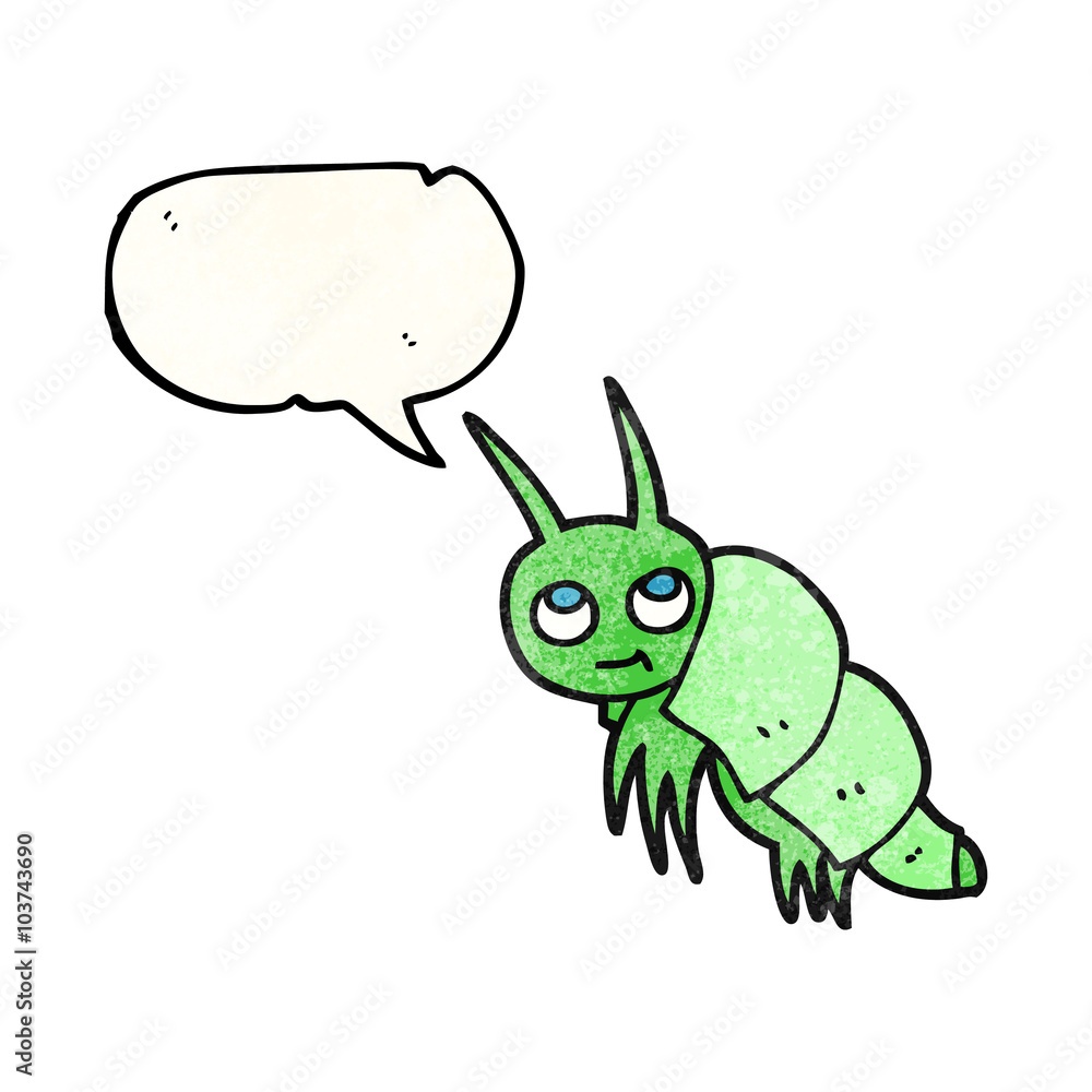 speech bubble textured cartoon little bug speech bubble textured cartoon little bug