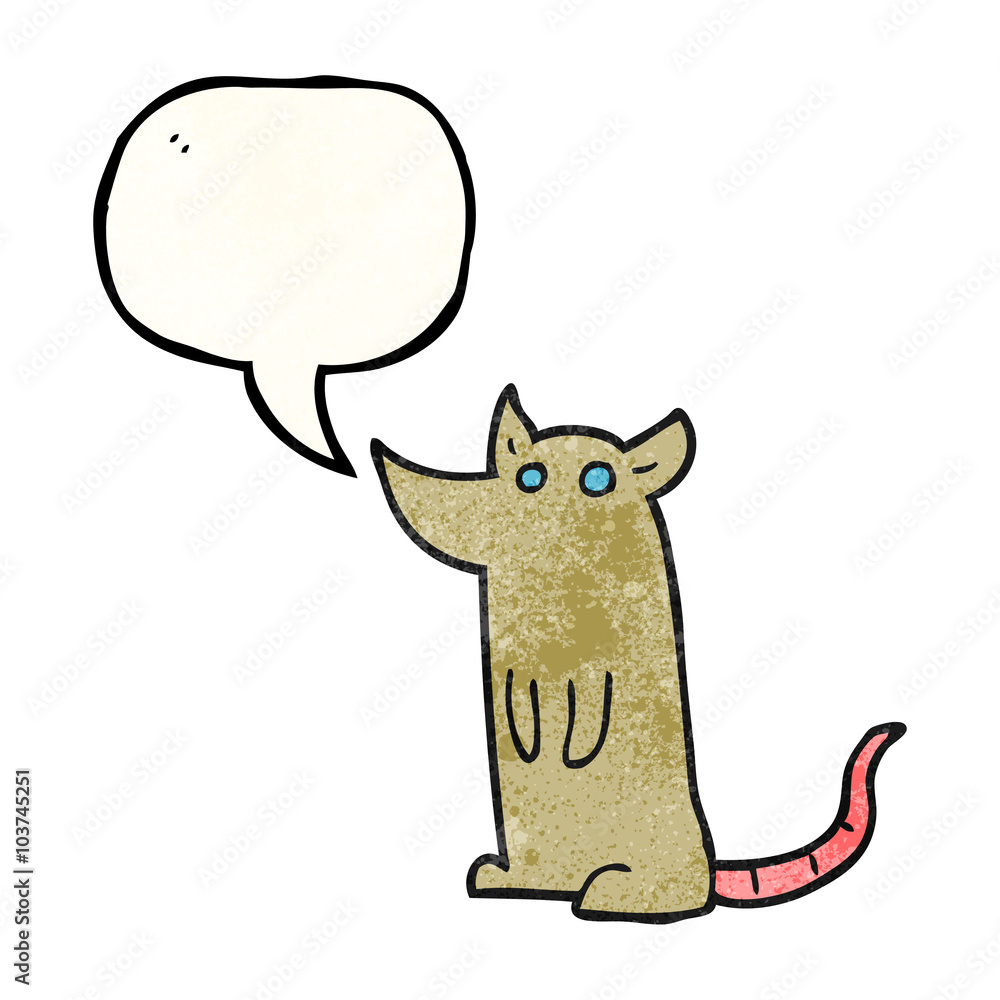 speech bubble textured cartoon mouse speech bubble textured cartoon mouse