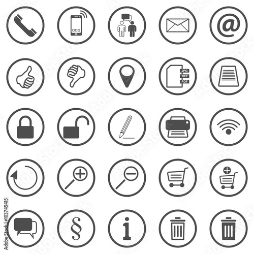 25'er Icon-Set - Web und Internet
