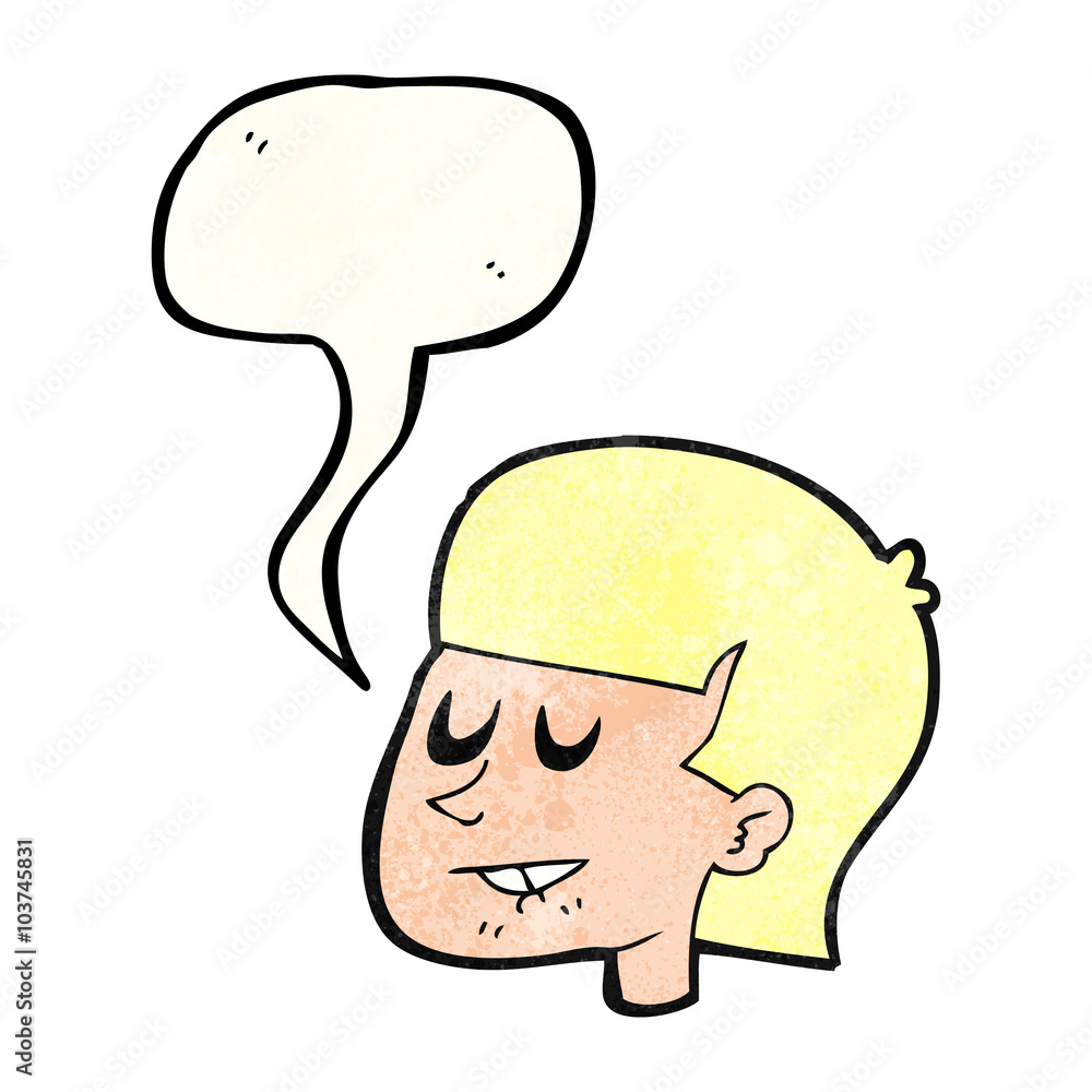 speech bubble textured cartoon man biting lip speech bubble textured cartoon man biting lip
