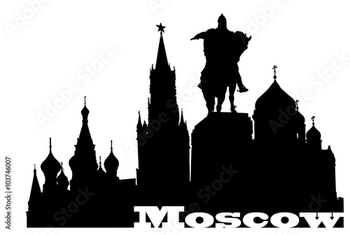 Москва -силуэт-5