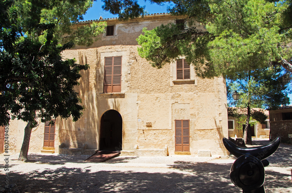 Mallorca, Isole Baleari, Spagna: la Finca Son Boter, casa di Joan Miró alla Fondazione Pilar e Joan Miró di Palma, 9 giugno 2012