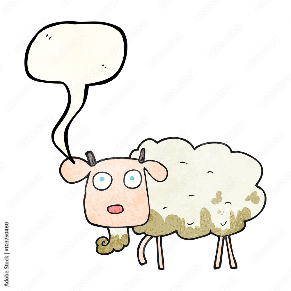speech bubble textured cartoon muddy goat speech bubble textured cartoon muddy goat