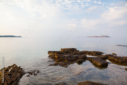 Thassos island - Psili Amos beach - beautiful greek landscape © ileana_bt