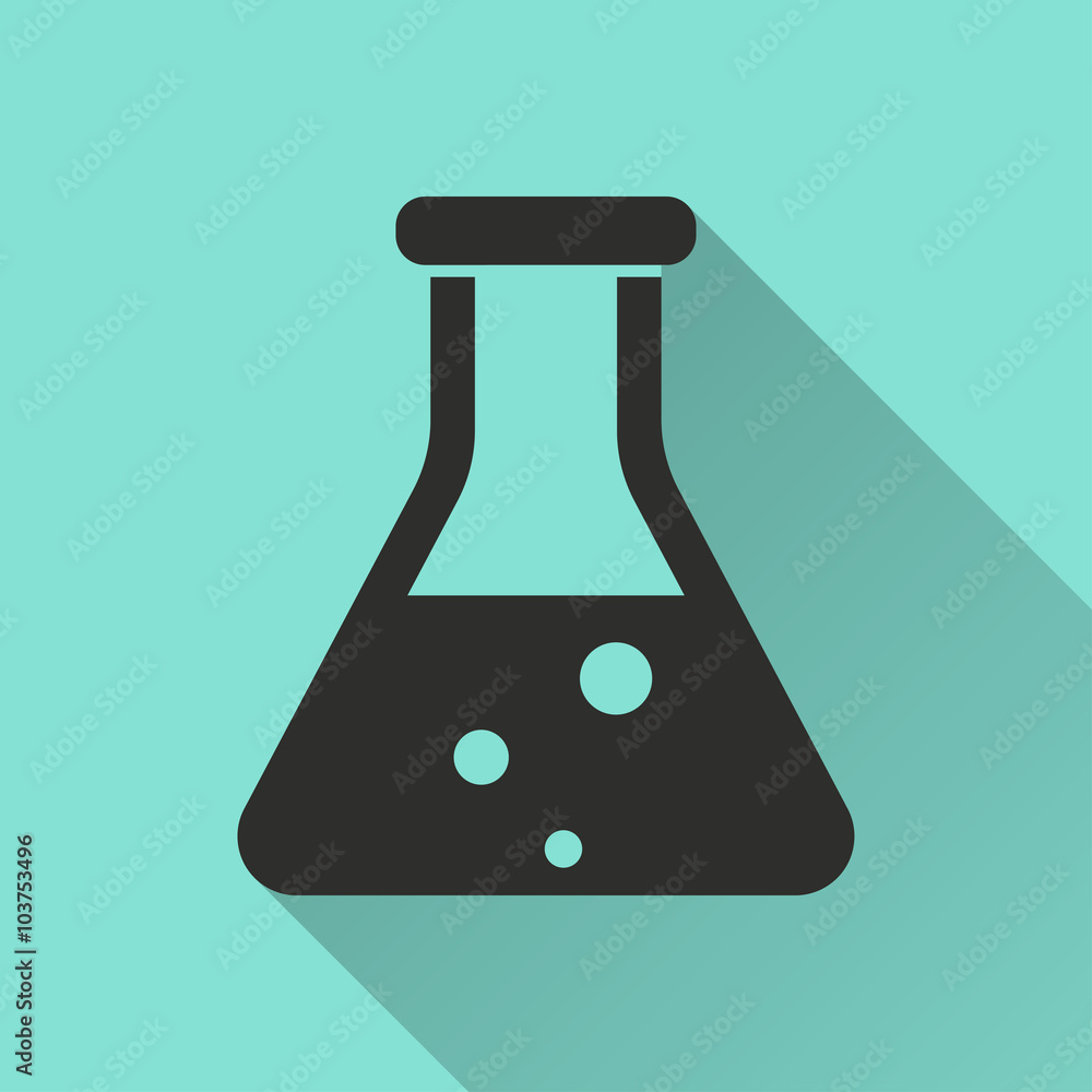 Flask - vector icon. Flask - vector icon.