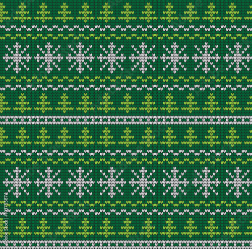 Knitting Christmas Pattern
