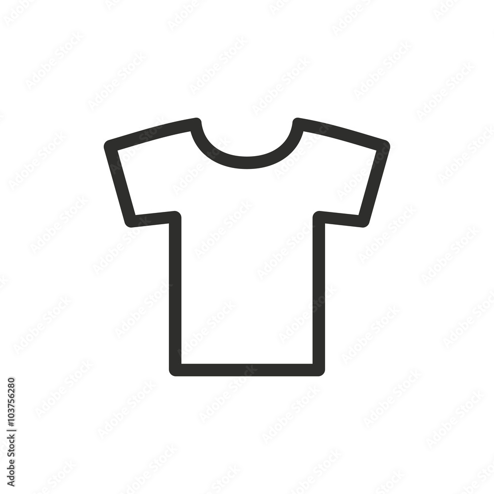 T-shirt - vector icon.- vector icon. T-shirt - vector icon.- vector icon.