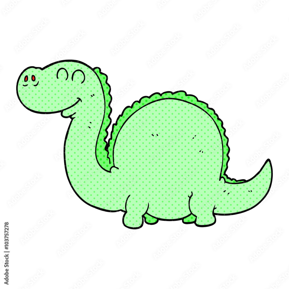 Naklejka premium cartoon dinosaur