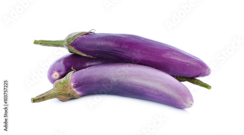eggplant isolated on a white background