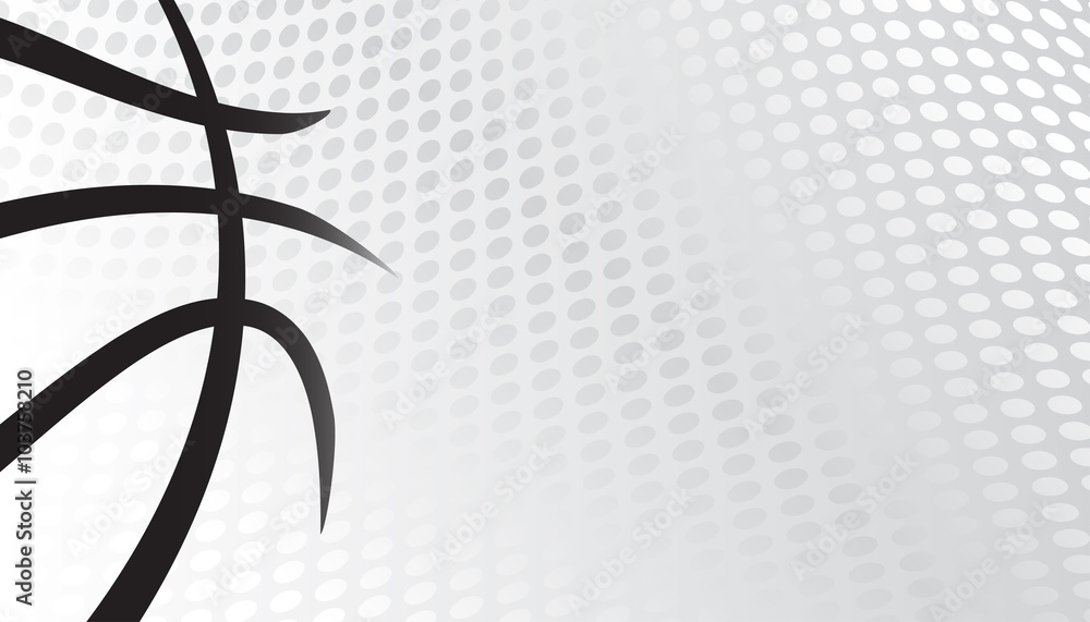 Fototapeta premium Basketball vector background