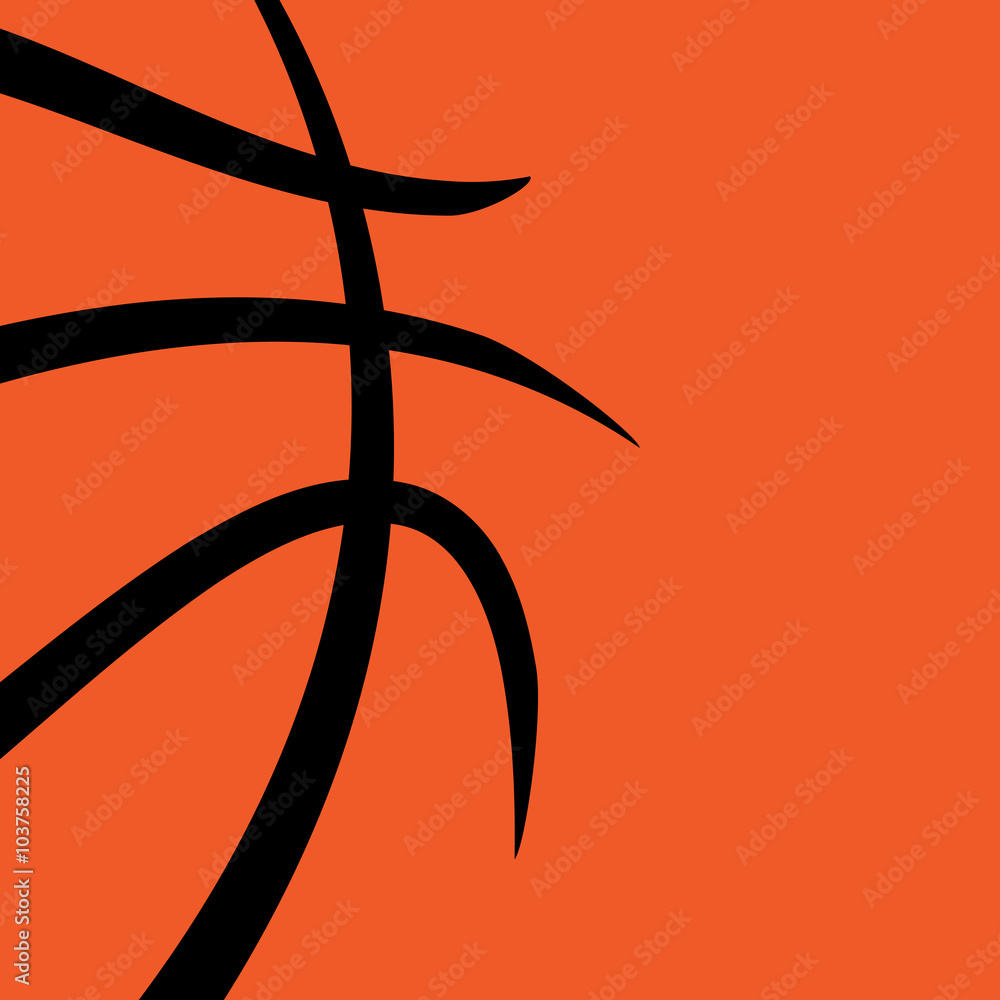 Obraz premium Basketball vector