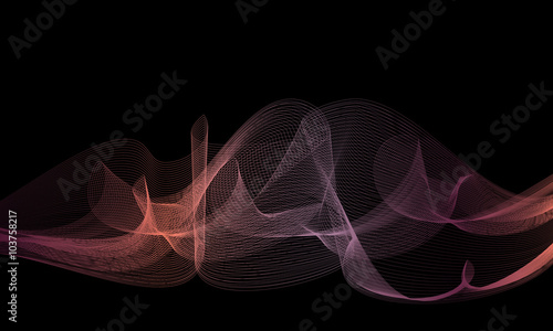 Wallpaper vector abstract spirals
