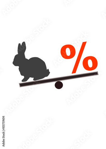 Waage Hase-Prozent