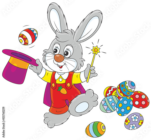 Easter Bunny illusionist