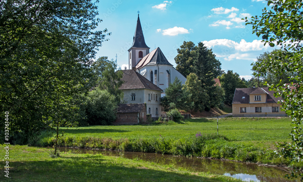 Village in Czech republic. Village in Czech republic.