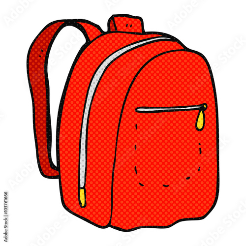 cartoon rucksack