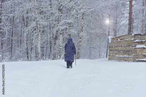 Lonely elderly woman © Khatsko Tatyana