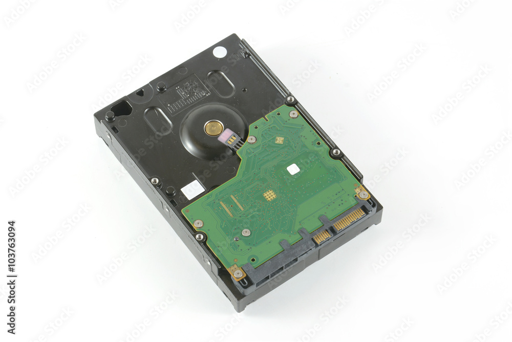 Hard disk drive (HDD) isolate on white background Hard disk drive (HDD) isolate on white background