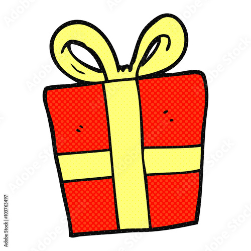cartoon christmas gift