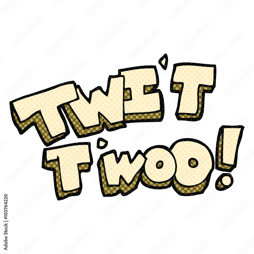 cartoon twit two owl call text cartoon twit two owl call text