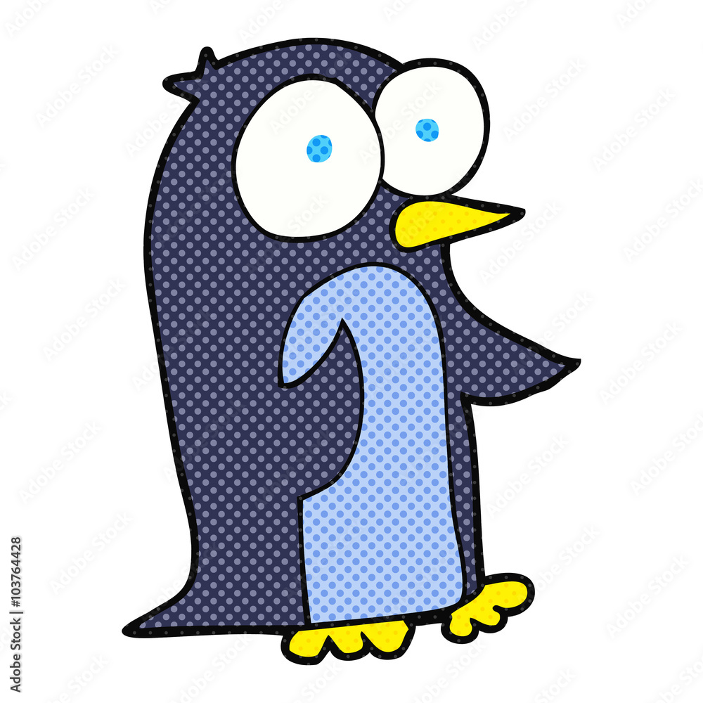 Obraz premium cartoon penguin