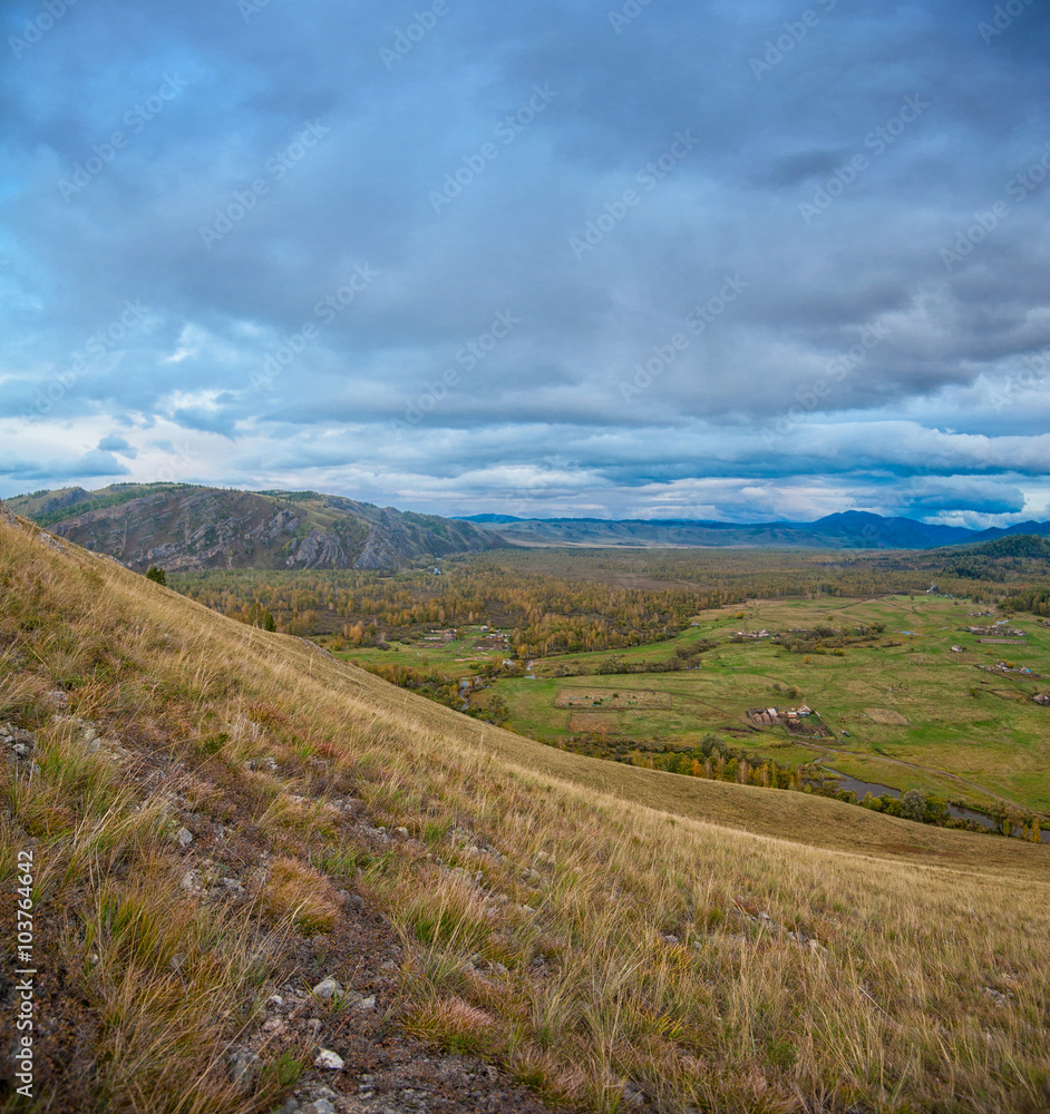 Fototapeta premium mountains in autumn day