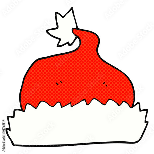 cartoon santa hat