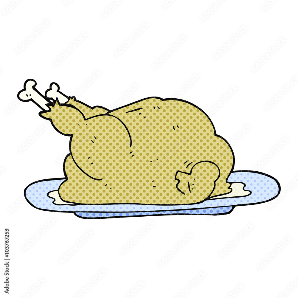 cartoon cooked chicken cartoon cooked chicken