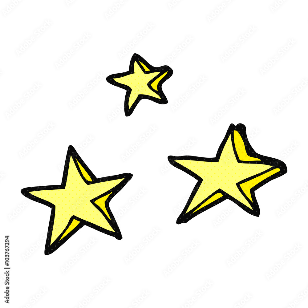 cartoon decorative stars doodle cartoon decorative stars doodle