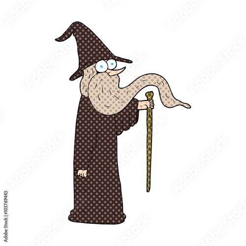 cartoon wizard