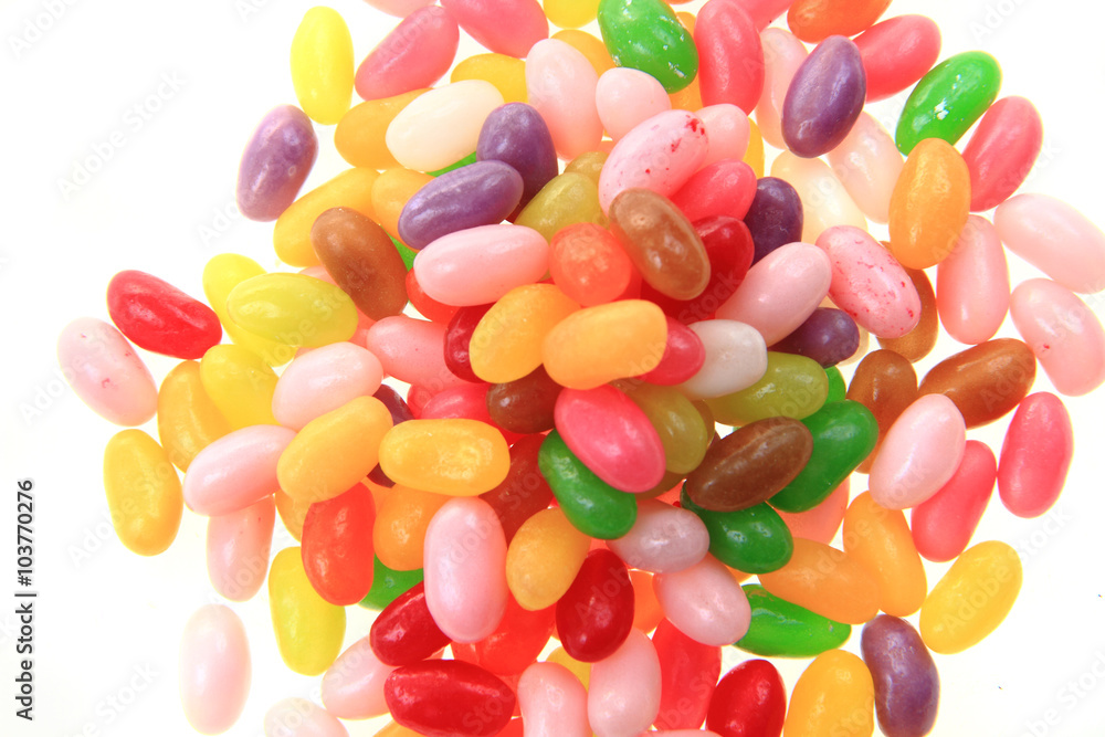 jelly beans isolated jelly beans isolated