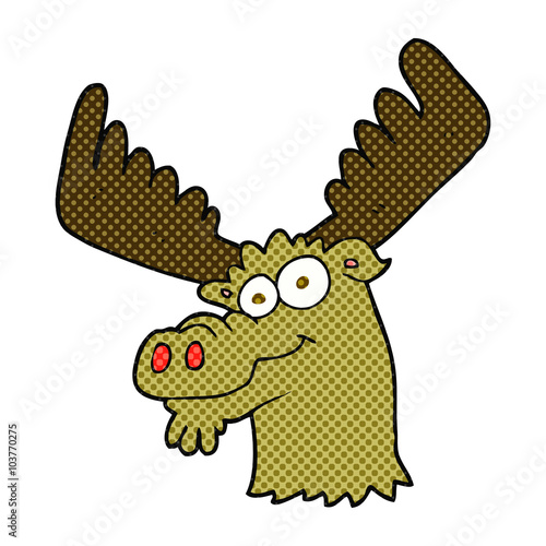 cartoon moose