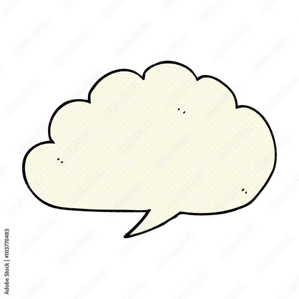 carton cloud speech bubble carton cloud speech bubble