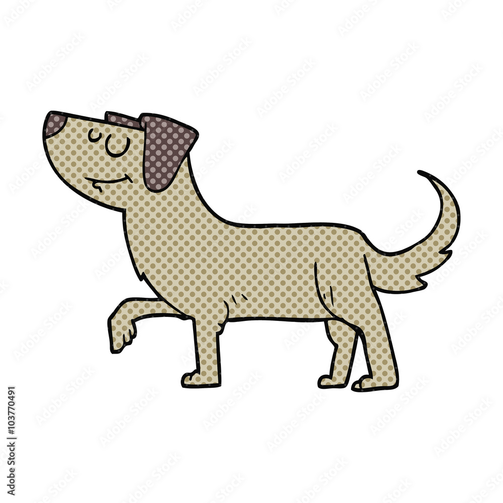 Fototapeta premium cartoon dog