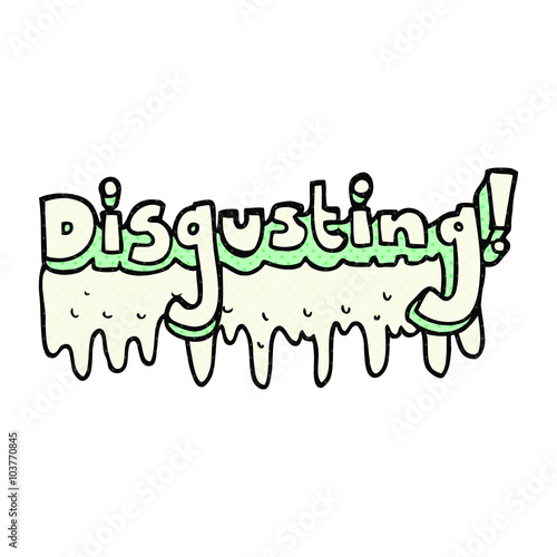 cartoon disgusting symbol