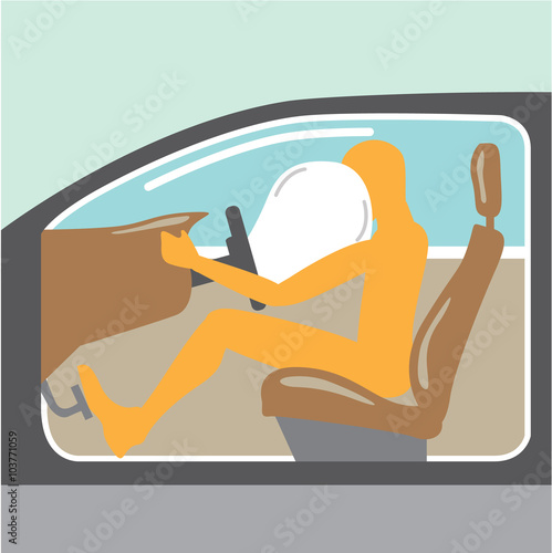 Airbag On no seatbelt