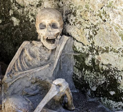 Skeletons at Herculaneum