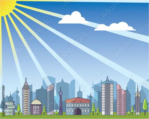 City daylight